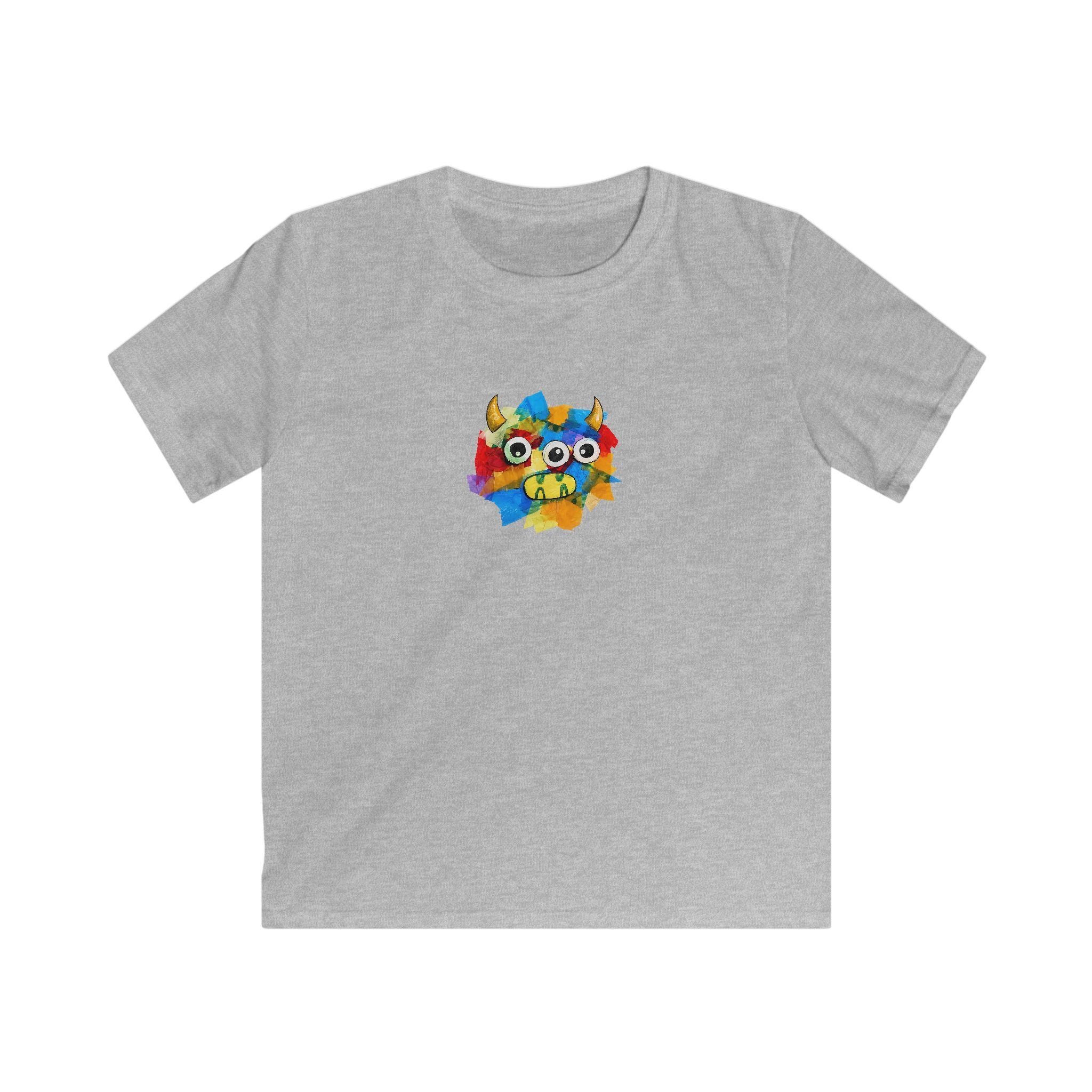 Trilo the Mosaic-Mane Lion Kid's Unisex T-Shirt (Ships from Canada)