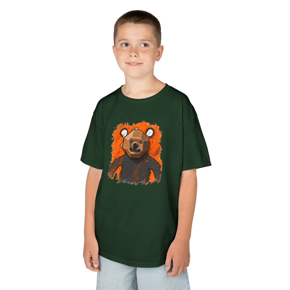 Curious Bear Kid's Unisex T-Shirt