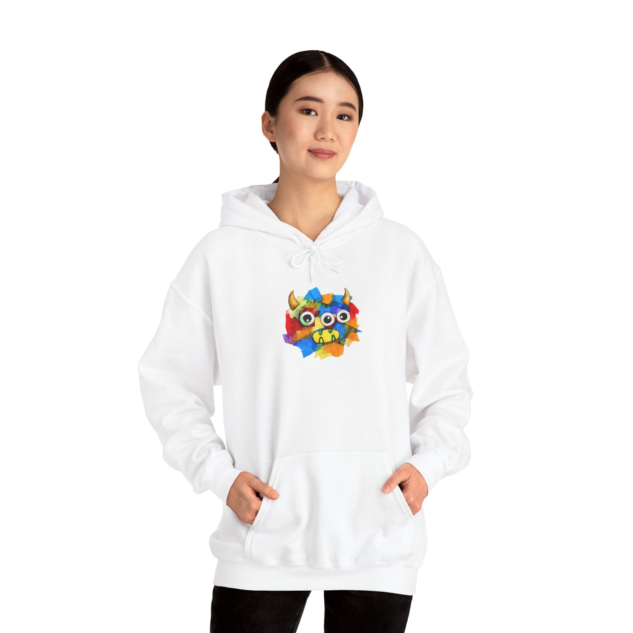 Trilio the Mosaic-Mane Lion Adult Unisex Hoodie