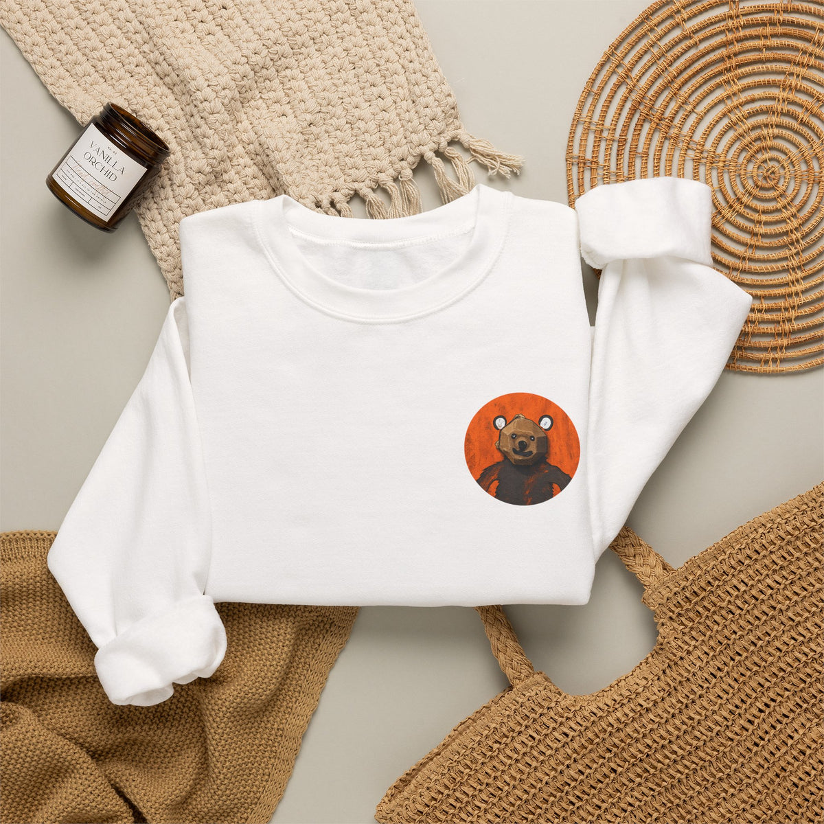 Curious Bear | Adult Unisex Sweatshirt