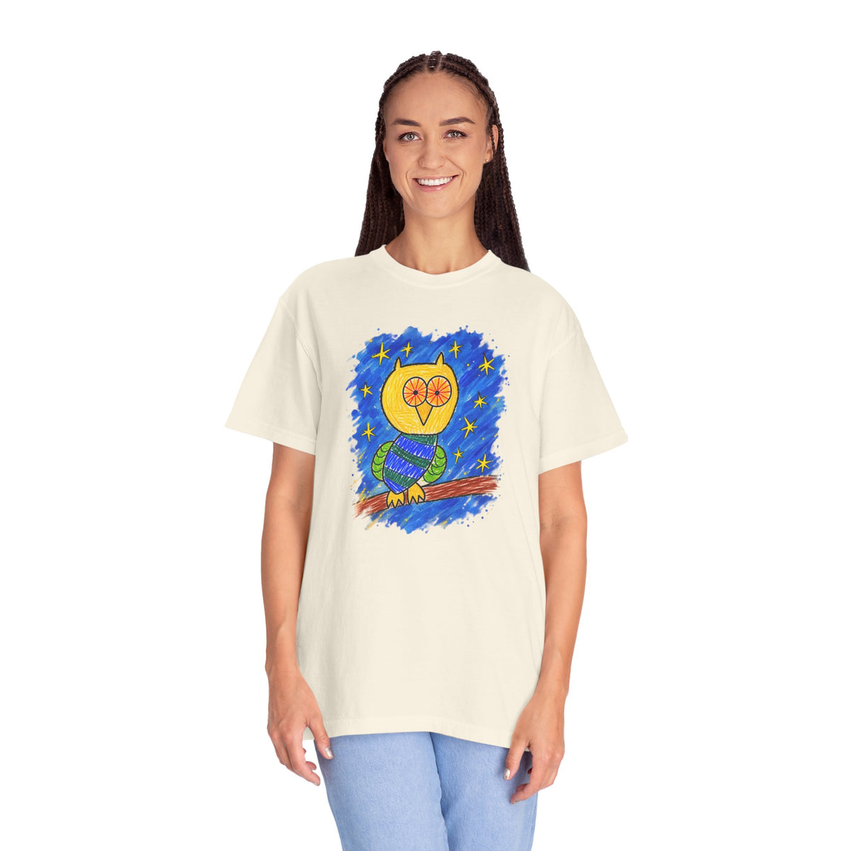 Groggy Owl | Adult Unisex T-Shirt (Ships from Canada)