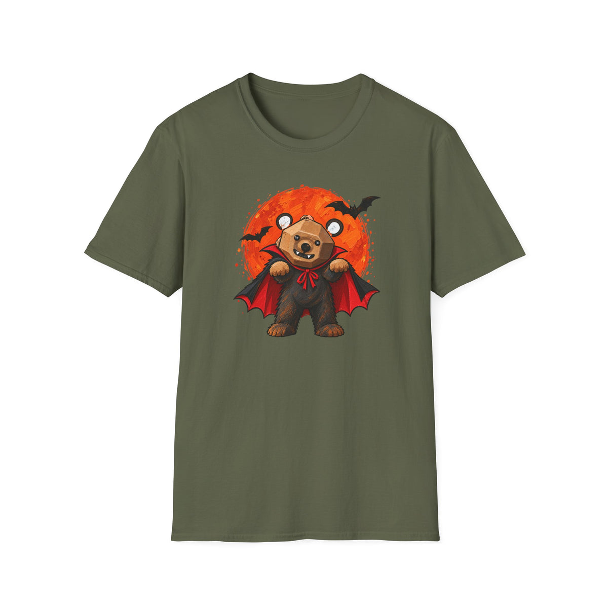 Curious Bear - Little Vampire | Adult Unisex T-Shirt