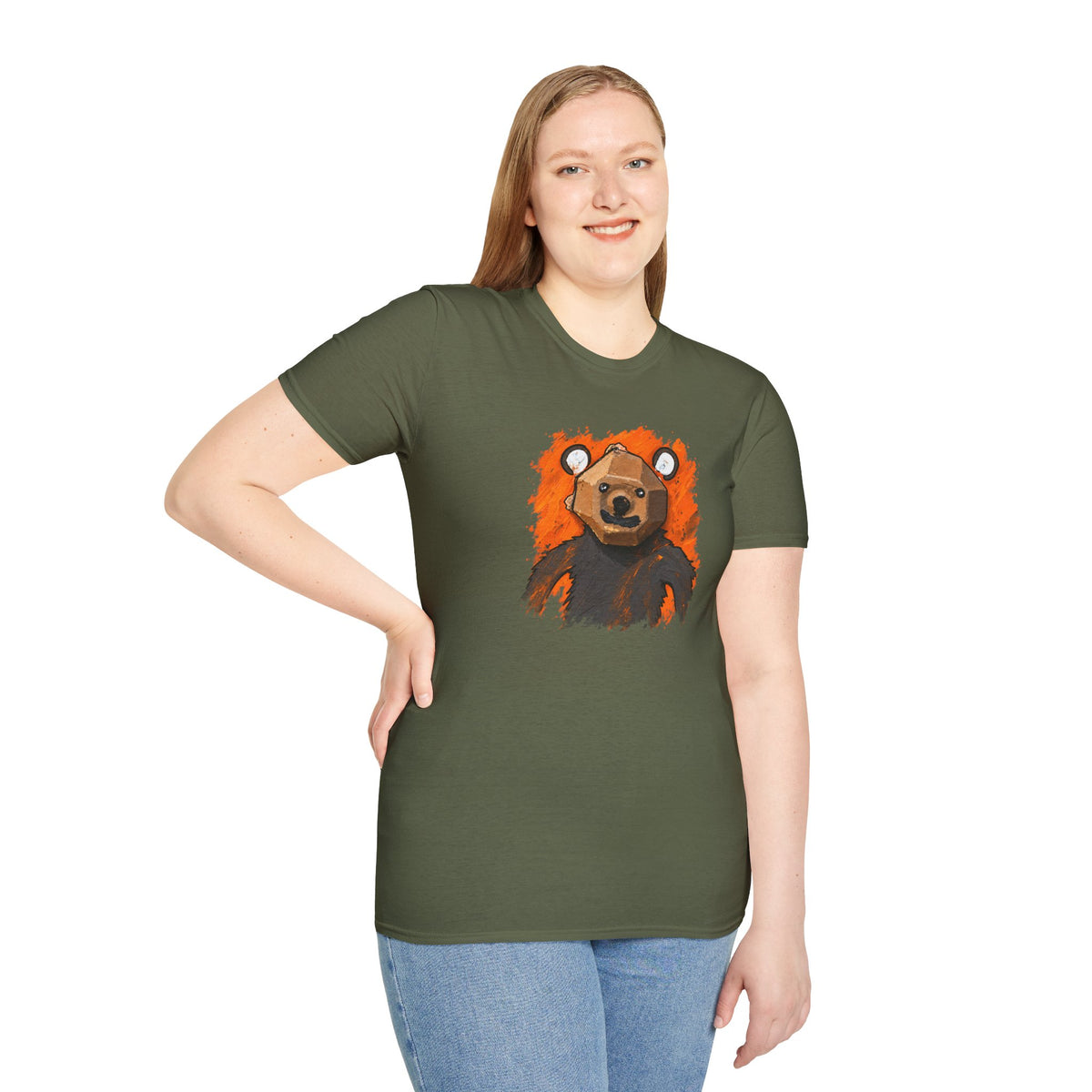 Curious Bear Adult Unisex T-Shirt