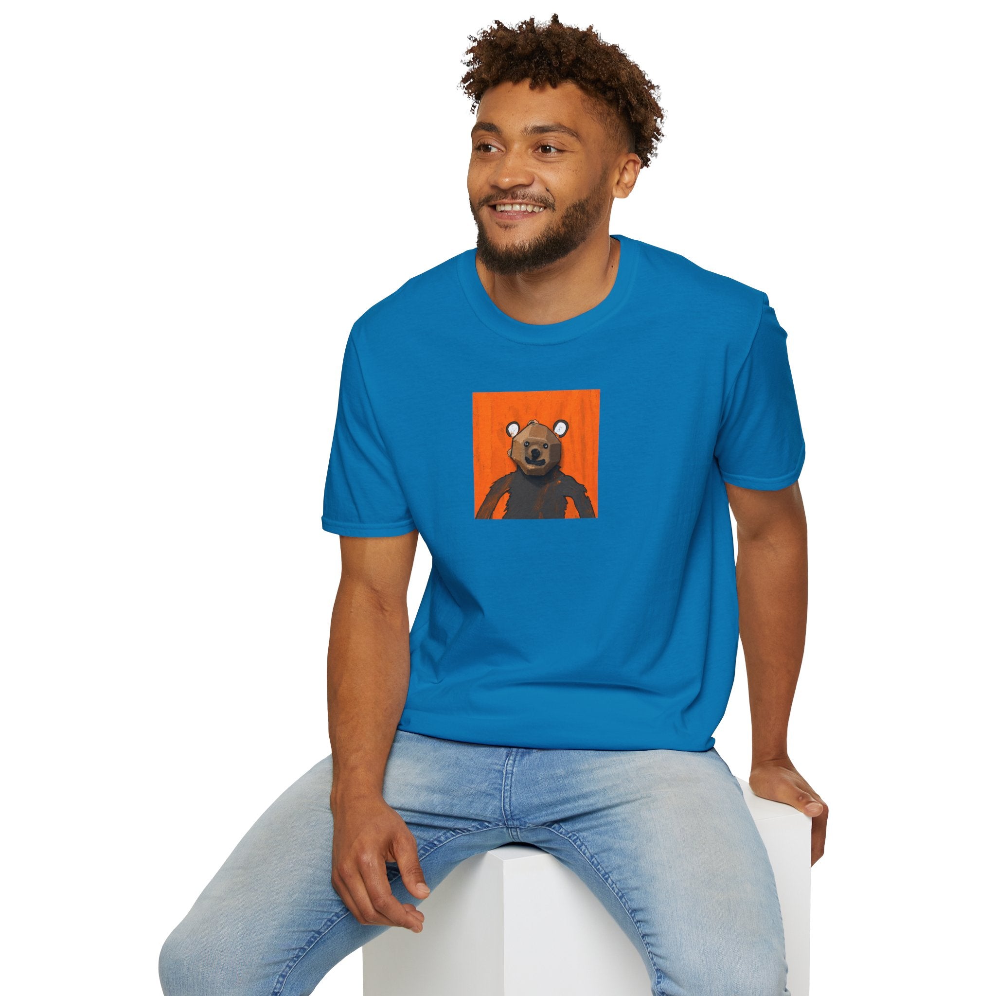 Curious Bear Adult Unisex T-Shirt