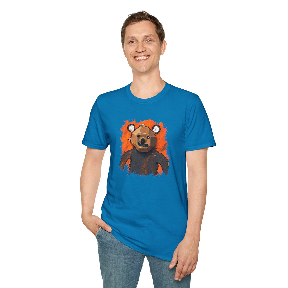 Curious Bear Adult Unisex T-Shirt