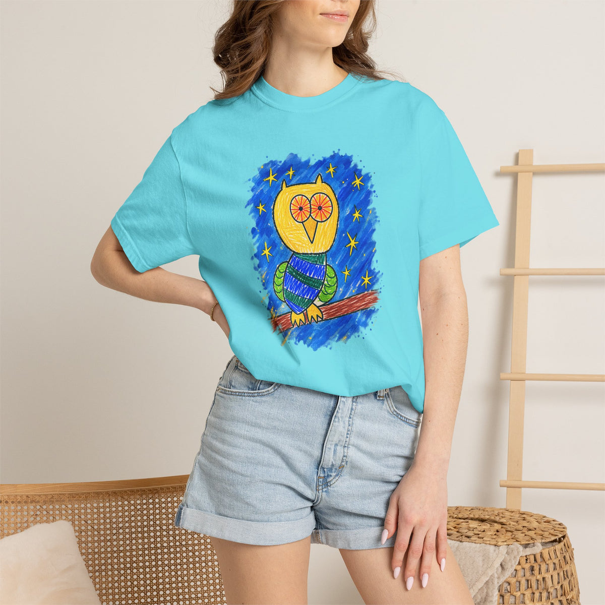 Groggy Owl | Adult Unisex T-Shirt (Ships from Canada)