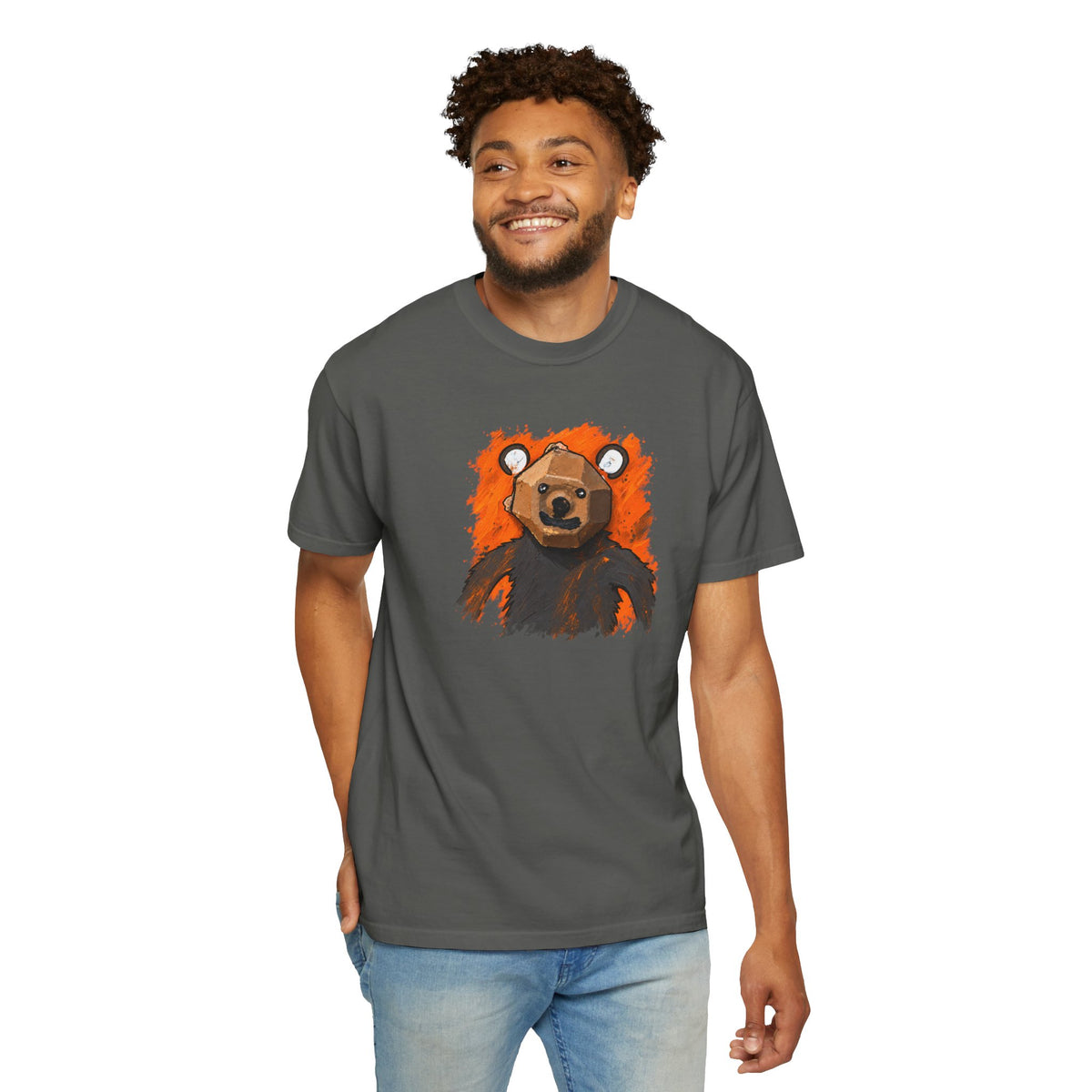 Curious Bear | Adult Unisex T-Shirt (Ships from Canada)