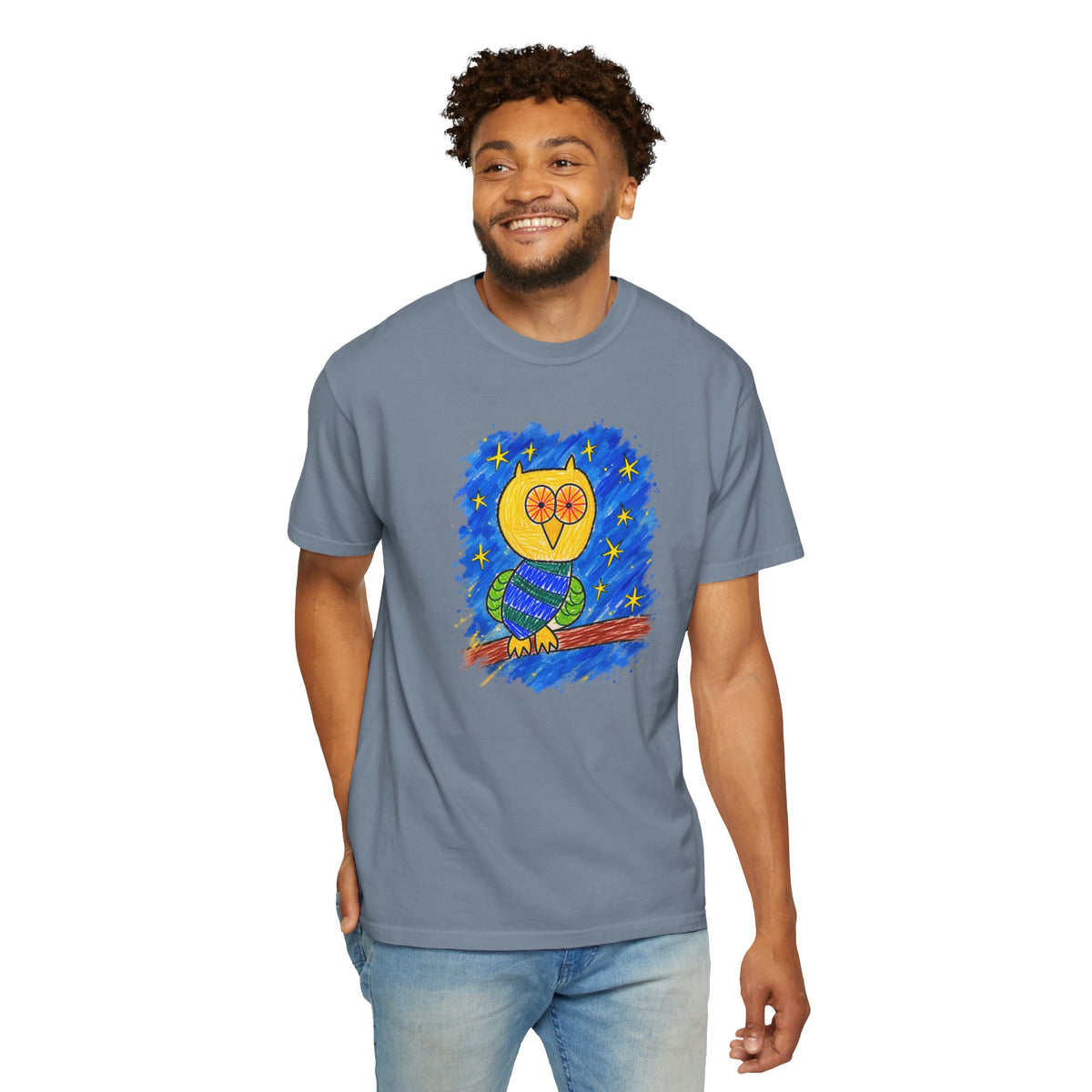 Groggy Owl | Adult Unisex T-Shirt (Ships from Canada)