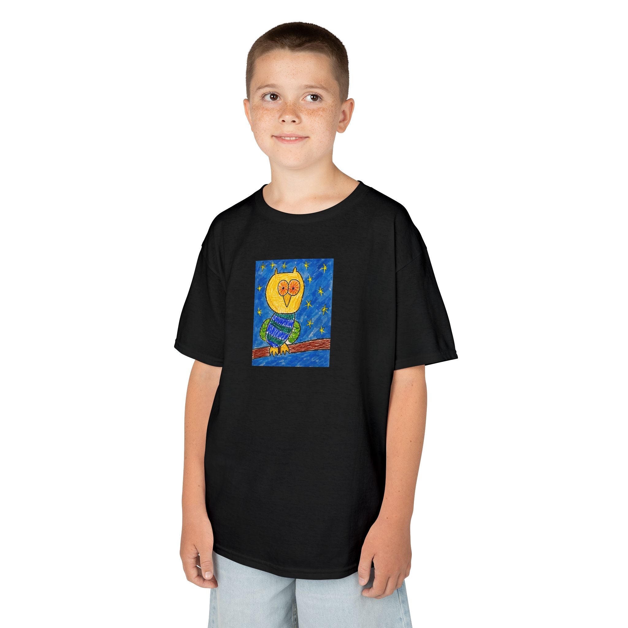 Groggy Owl Kid's Unisex T-Shirt