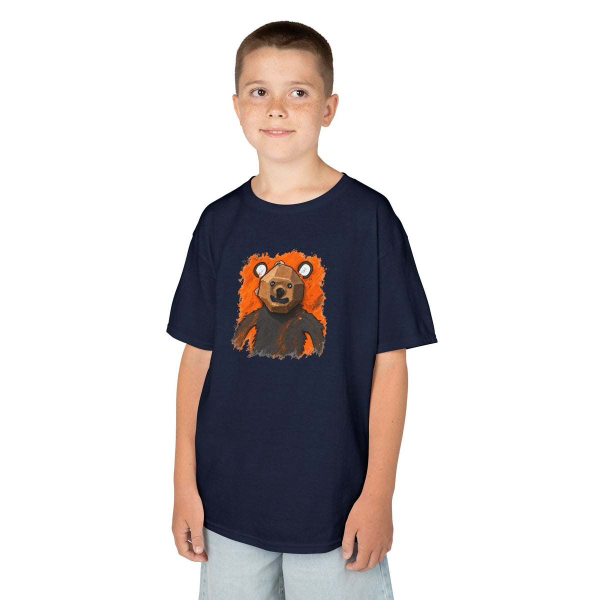 Curious Bear | Kids' Unisex T-Shirt (Ships from Canada)