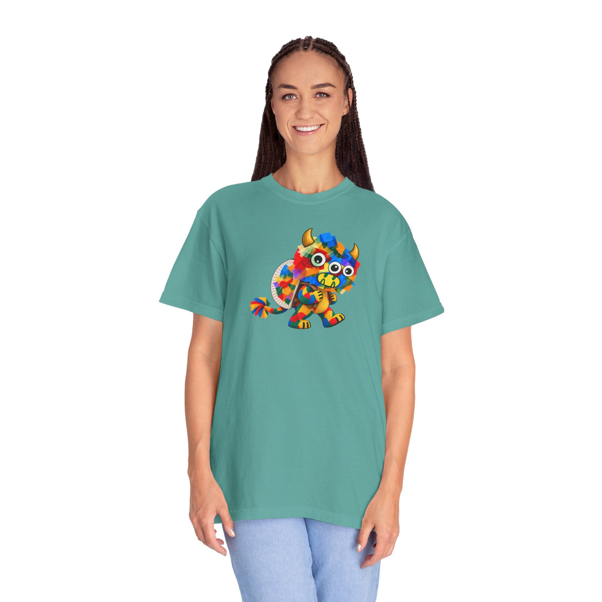 Trilo the Mosaic-Mane Lion | Adult Unisex T-Shirt (Ships from Canada)