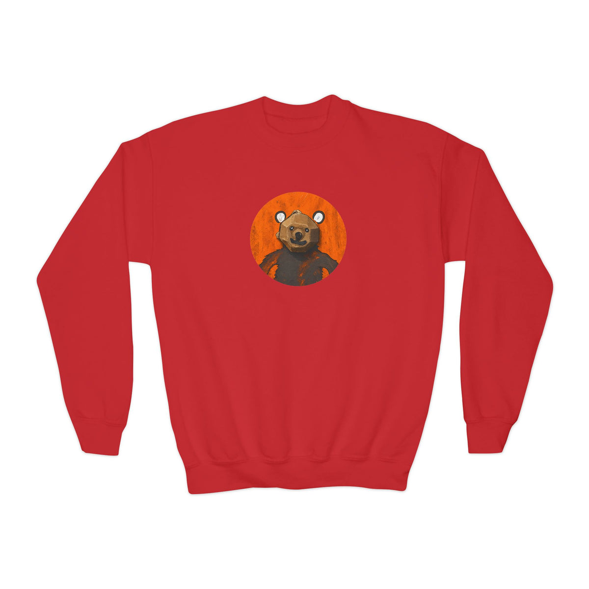 Curious Bear | Kids Unisex Crewneck Sweatshirt
