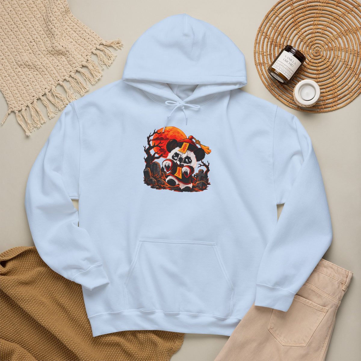 Momo the Doodle Panda - Midnight Mischief | Adult Unisex Hoodie