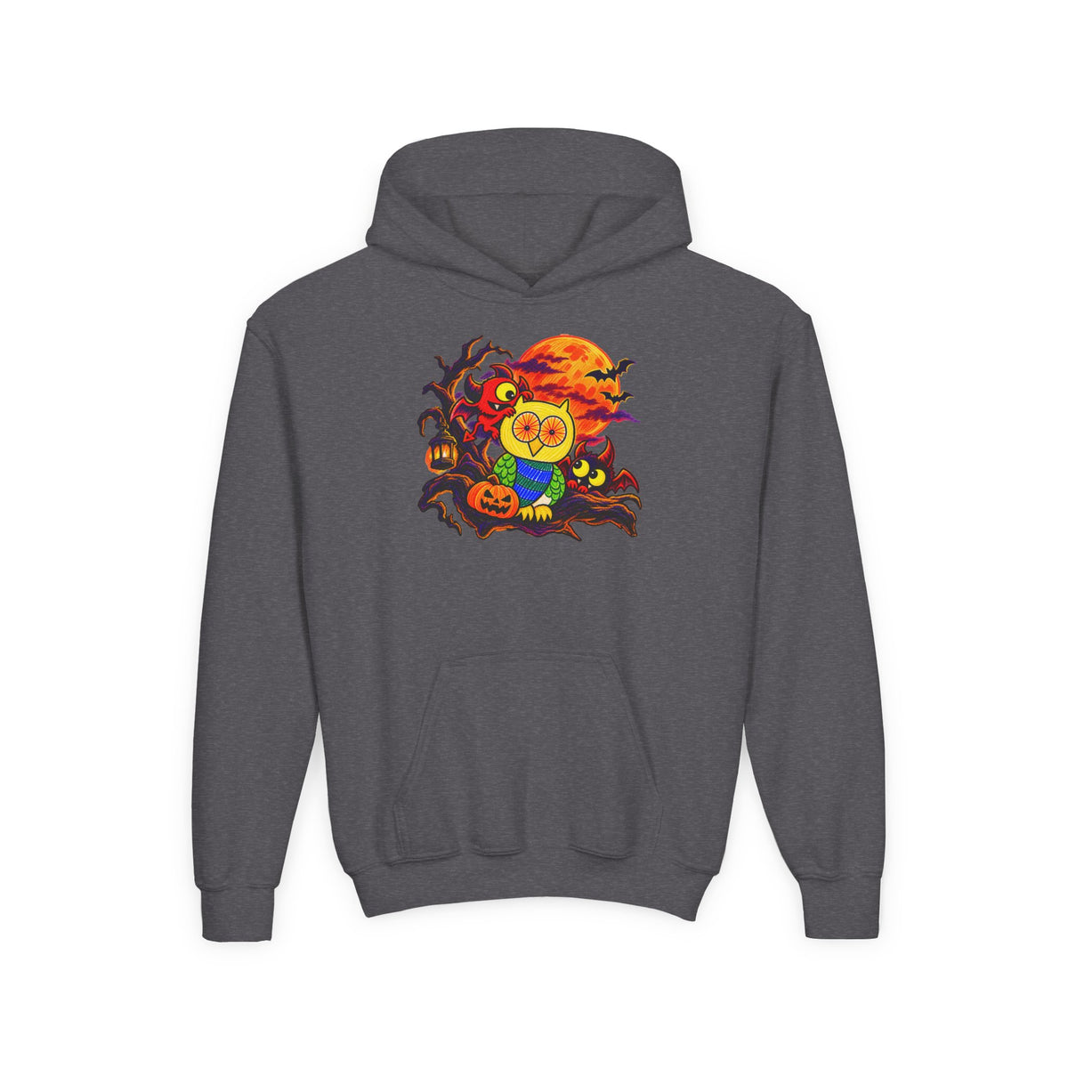 Groggy Owl - Mischief After Dark | Kids Unisex Hoodie