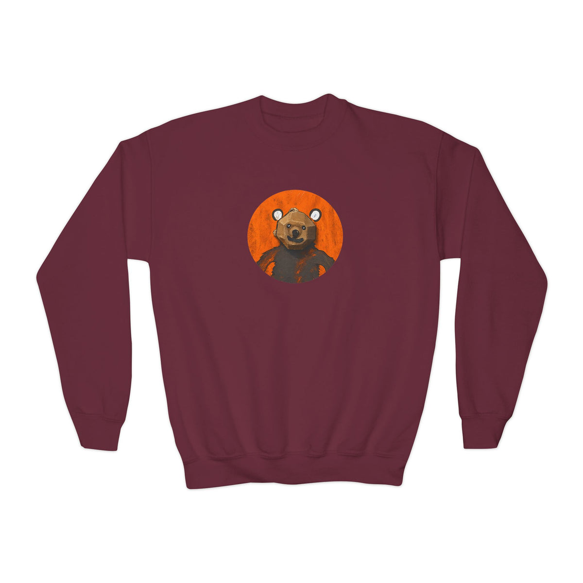 Curious Bear | Kids Unisex Crewneck Sweatshirt