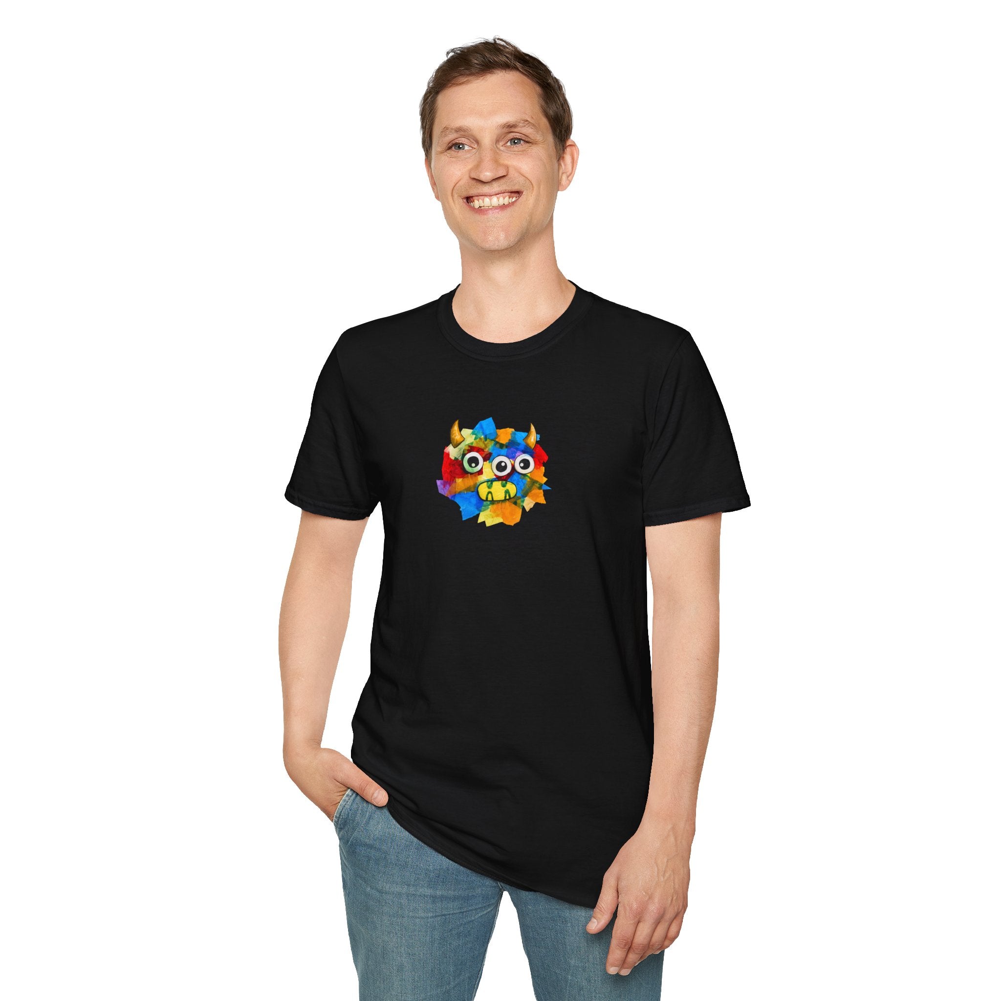 Trilo the Mosaic-Mane Lion Unisex T-Shirt (Ships from Canada)