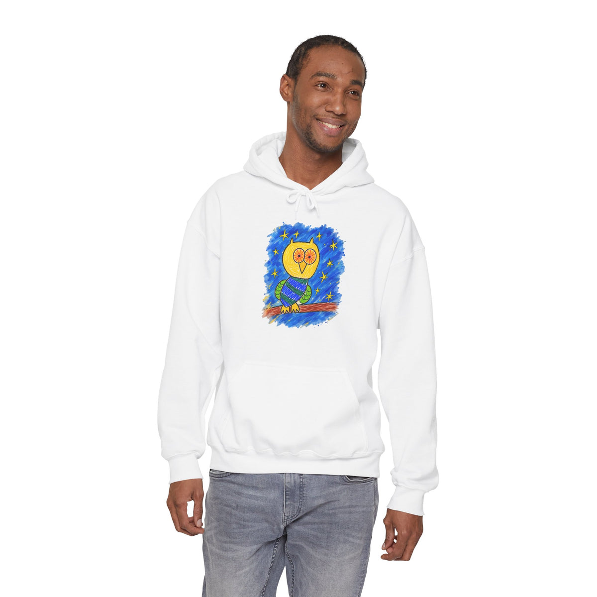 Groggy Owl Adult Unisex Hoodie