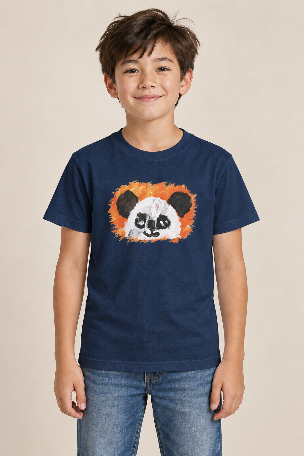 Momo the Doodle Panda | Kids Unisex T-Shirt (SfC)(DUP.G64000B)