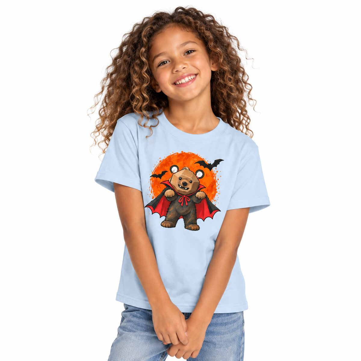 Curious Bear - Little Vampire | Kids Unisex T-Shirt