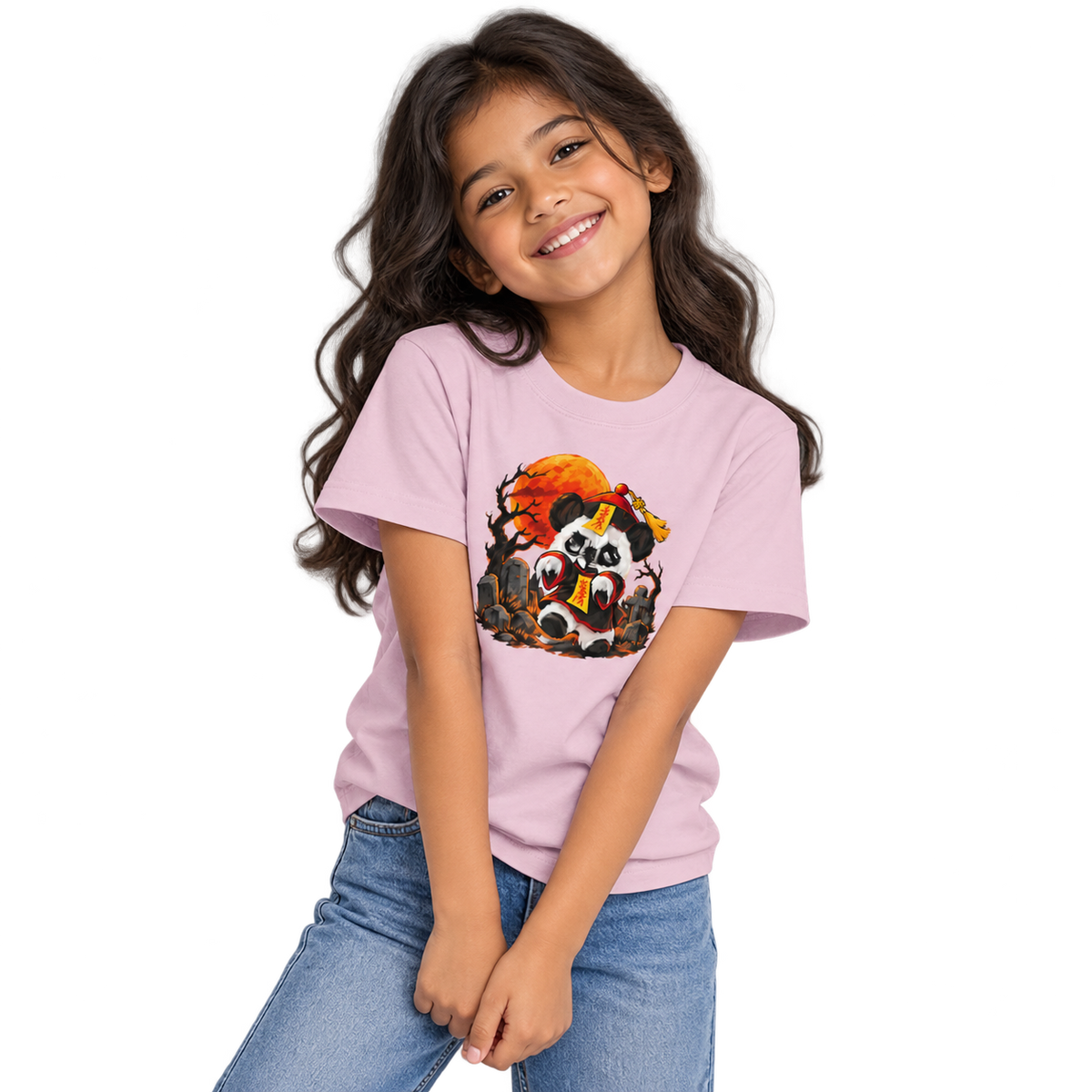 Momo the Doodle Panda — Midnight Mischief | Kids Unisex T-Shirt