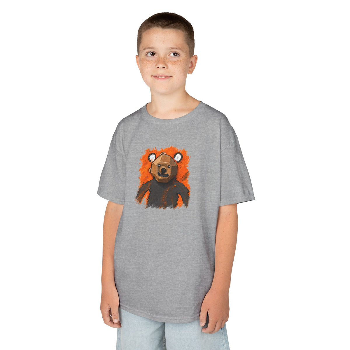 Curious Bear | Kids' Unisex T-Shirt (Ships from Canada)