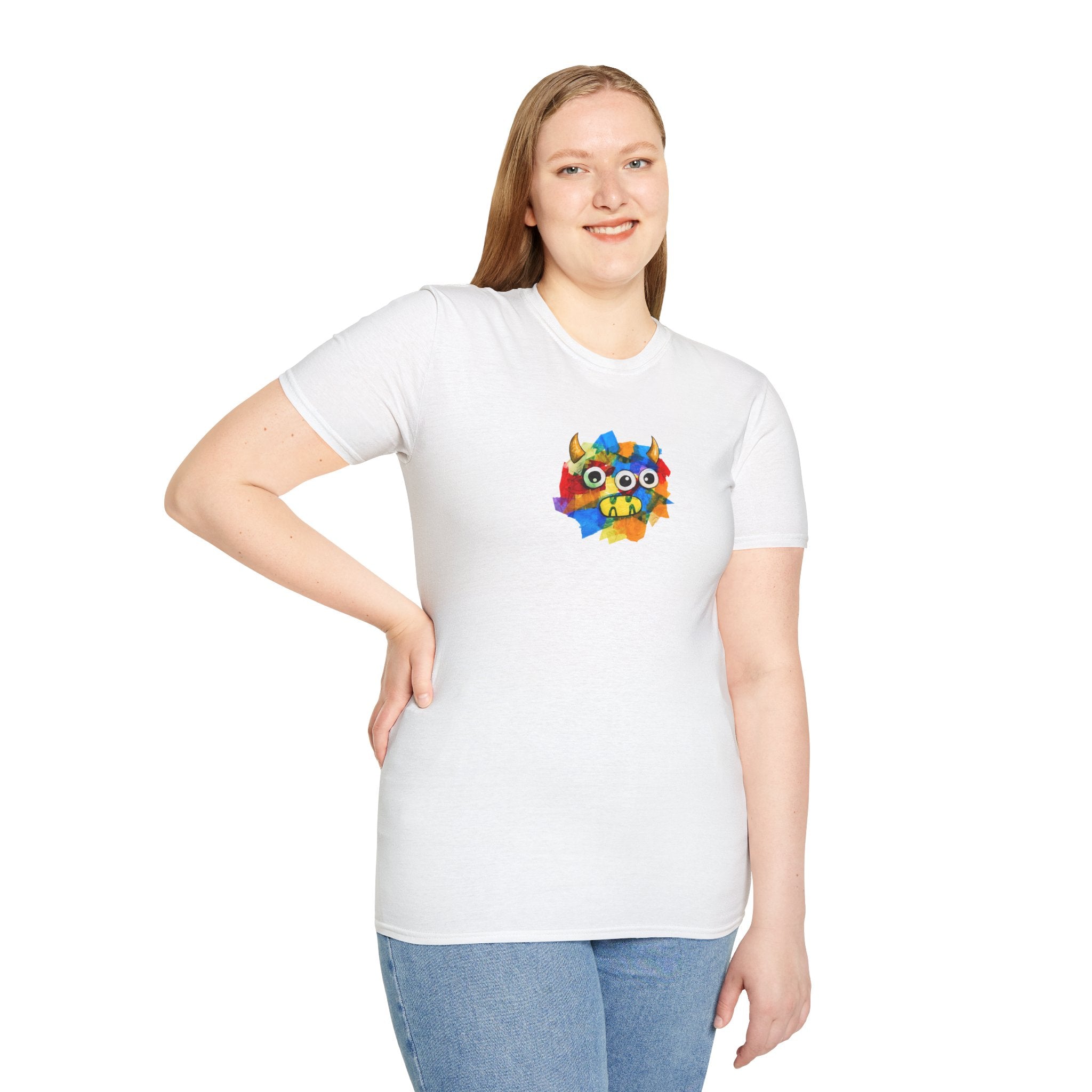 Trilo the Mosaic-Mane Lion Unisex T-Shirt (Ships from Canada)