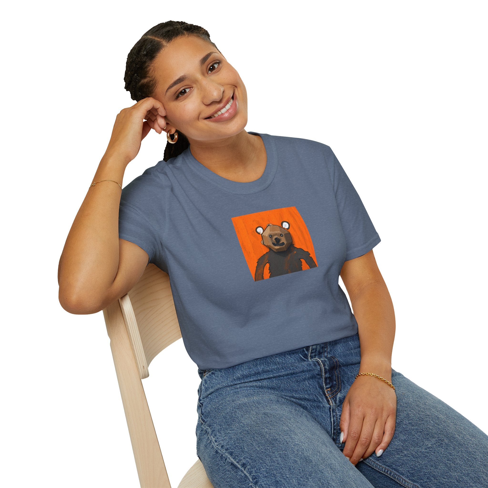 Curious Bear Adult Unisex T-Shirt
