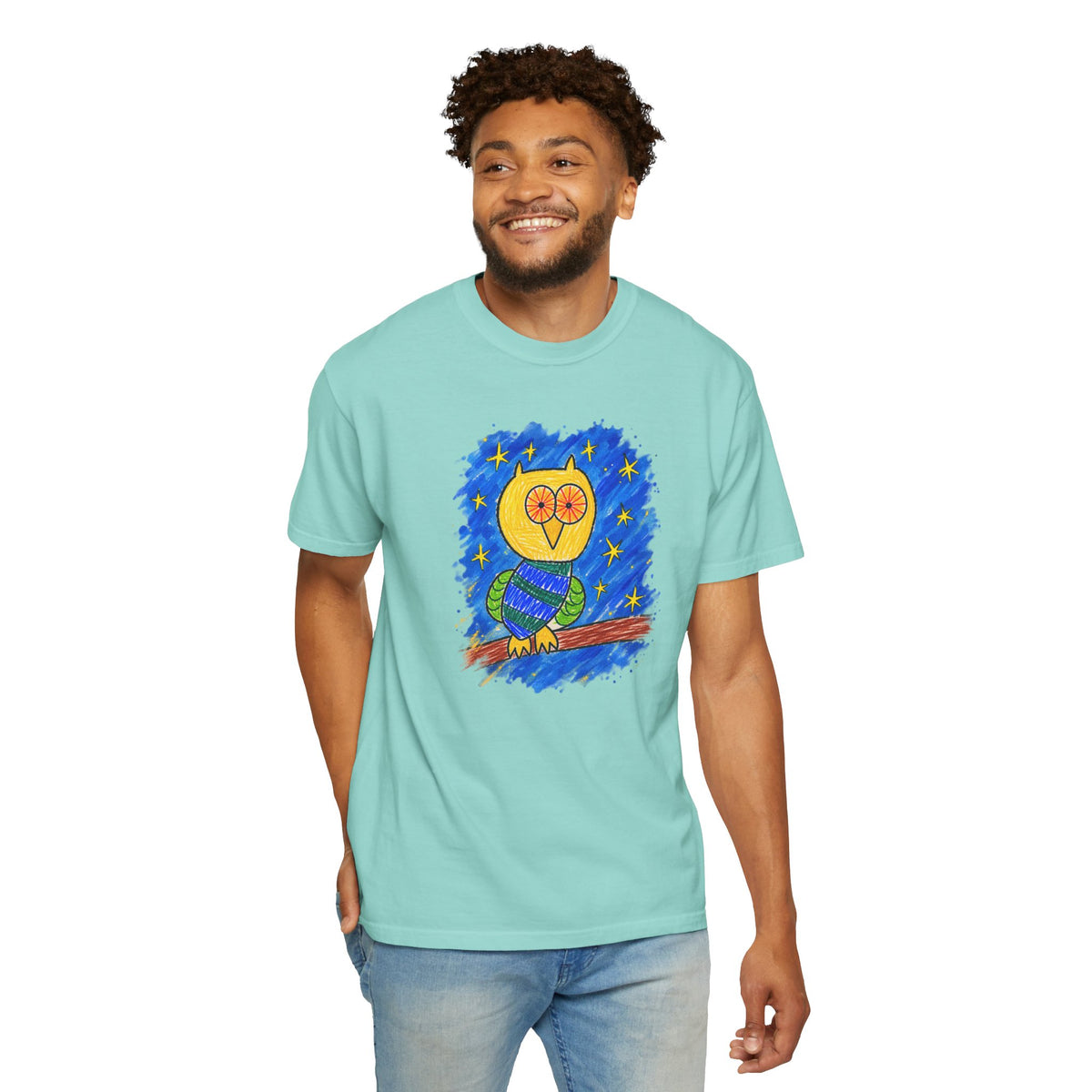 Groggy Owl | Adult Unisex T-Shirt (Ships from Canada)