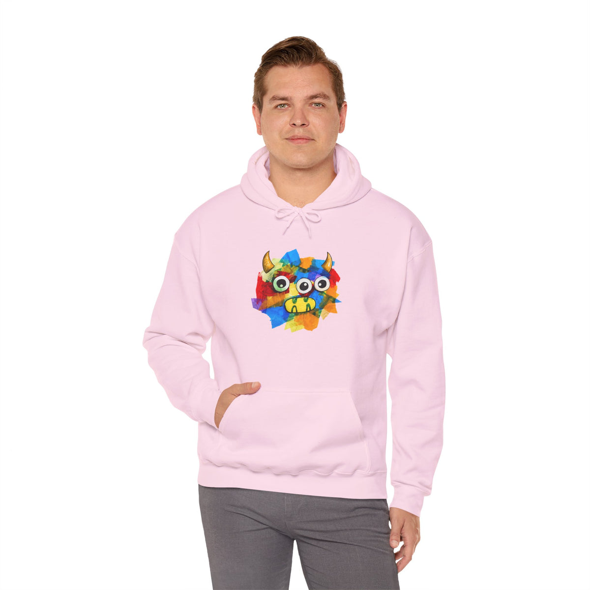 Trilo the Mosaic-Mane Lion Adult Unisex Hoodie
