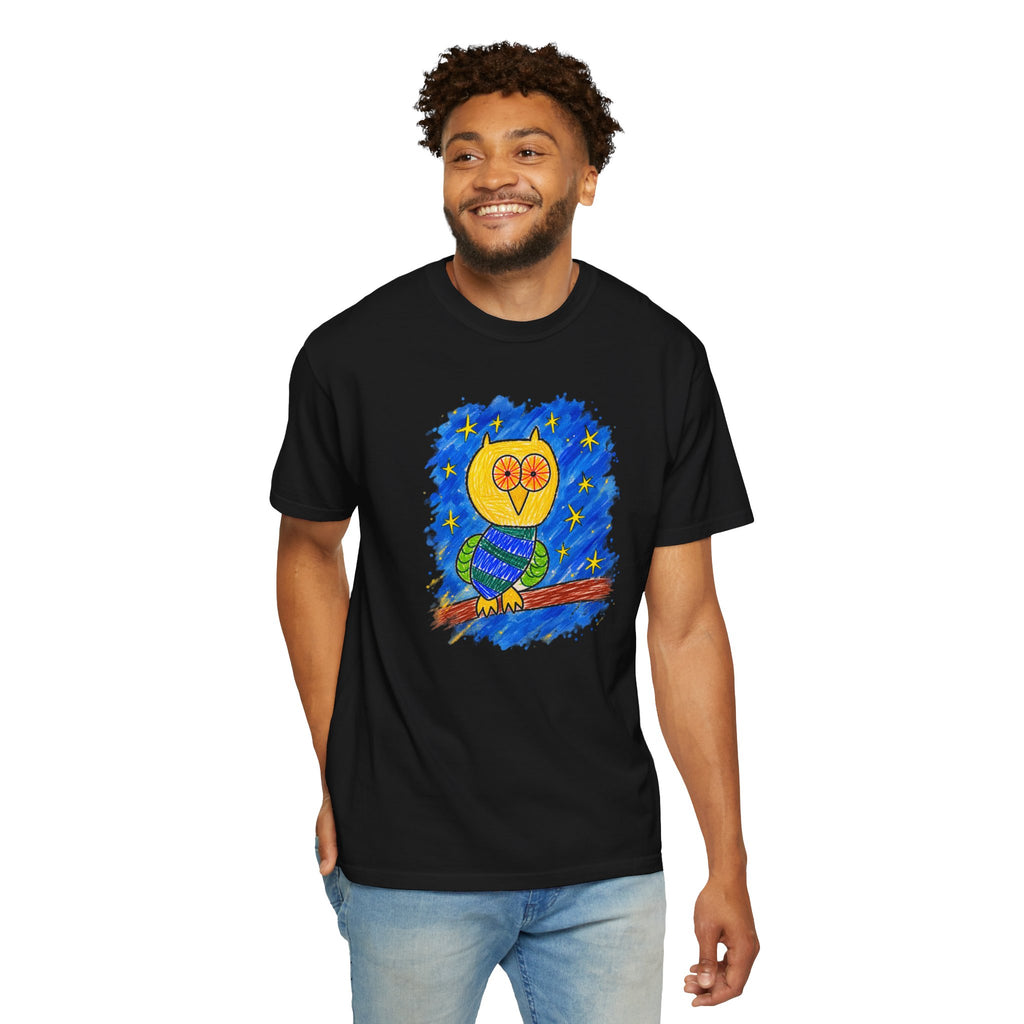 Groggy Owl | Adult Unisex T-Shirt (Ships from Canada)