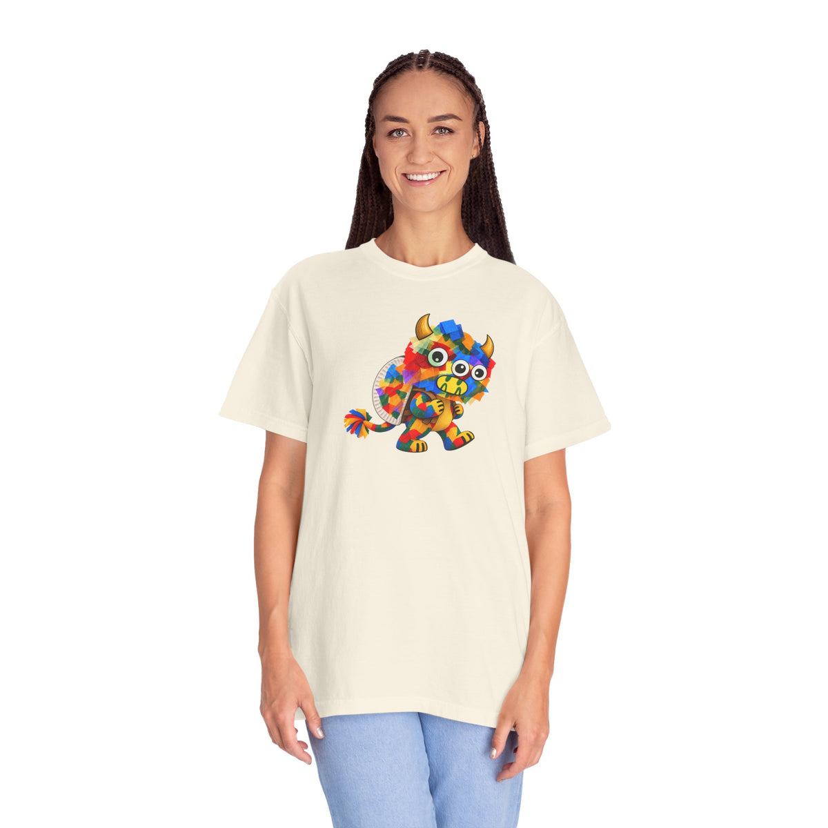 Trilo the Mosaic-Mane Lion | Adult Unisex T-Shirt (Ships from Canada)