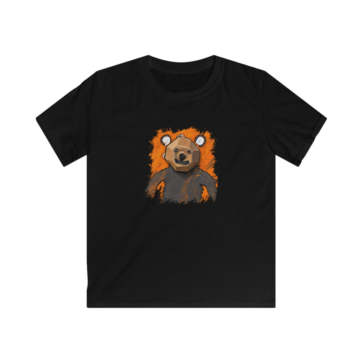 Kids Bear Graphic Tee — Cute Brown Bear Illustration T‑Shirt for Toddlers & Kids