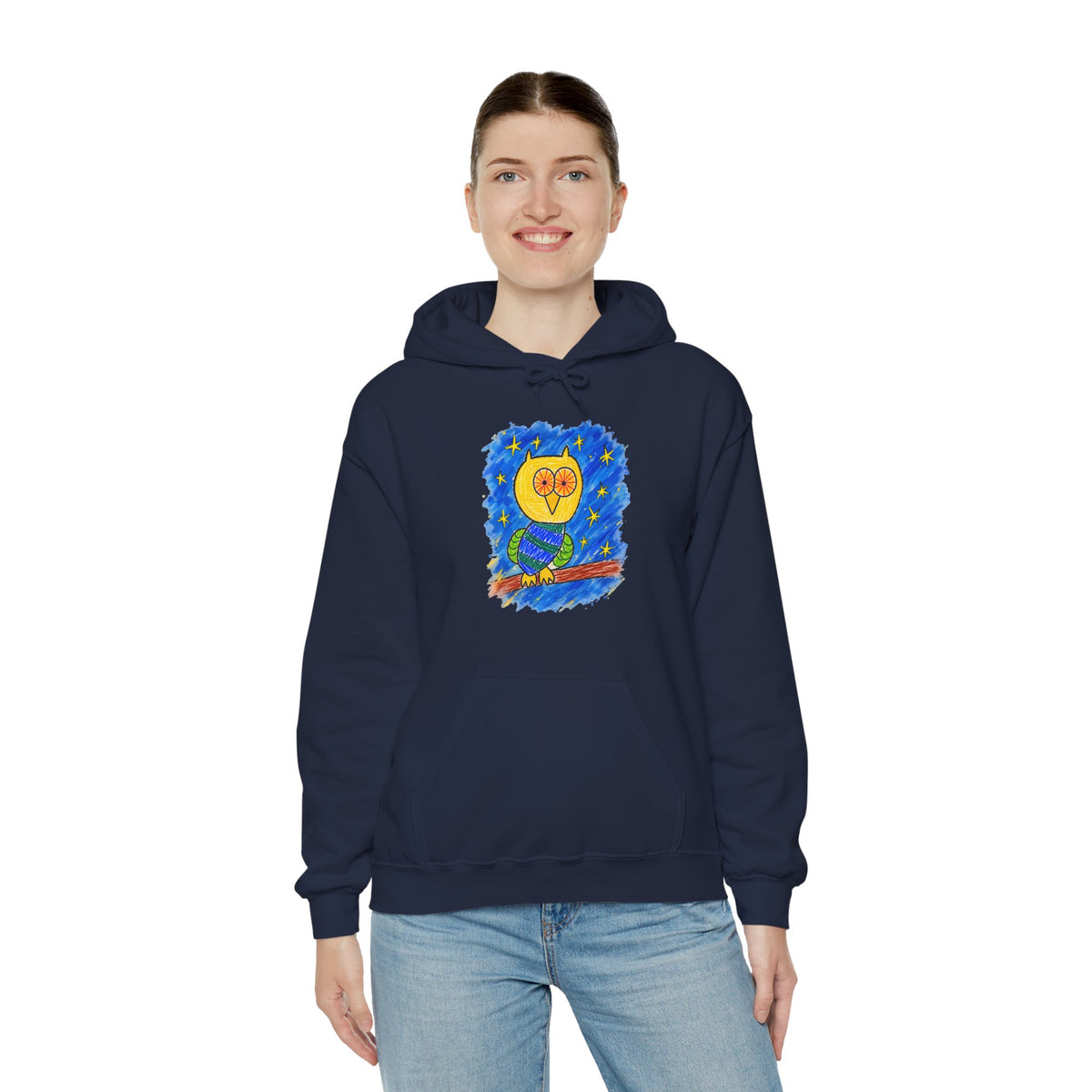 Groggy Owl Adult Unisex Hoodie