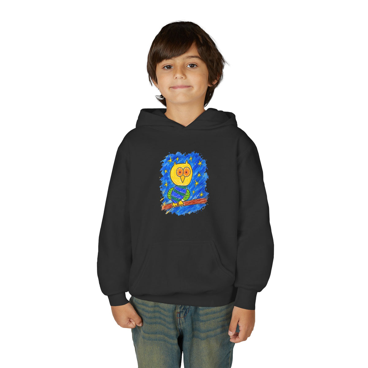 Groggy Owl Kid's Unisex Hoodie