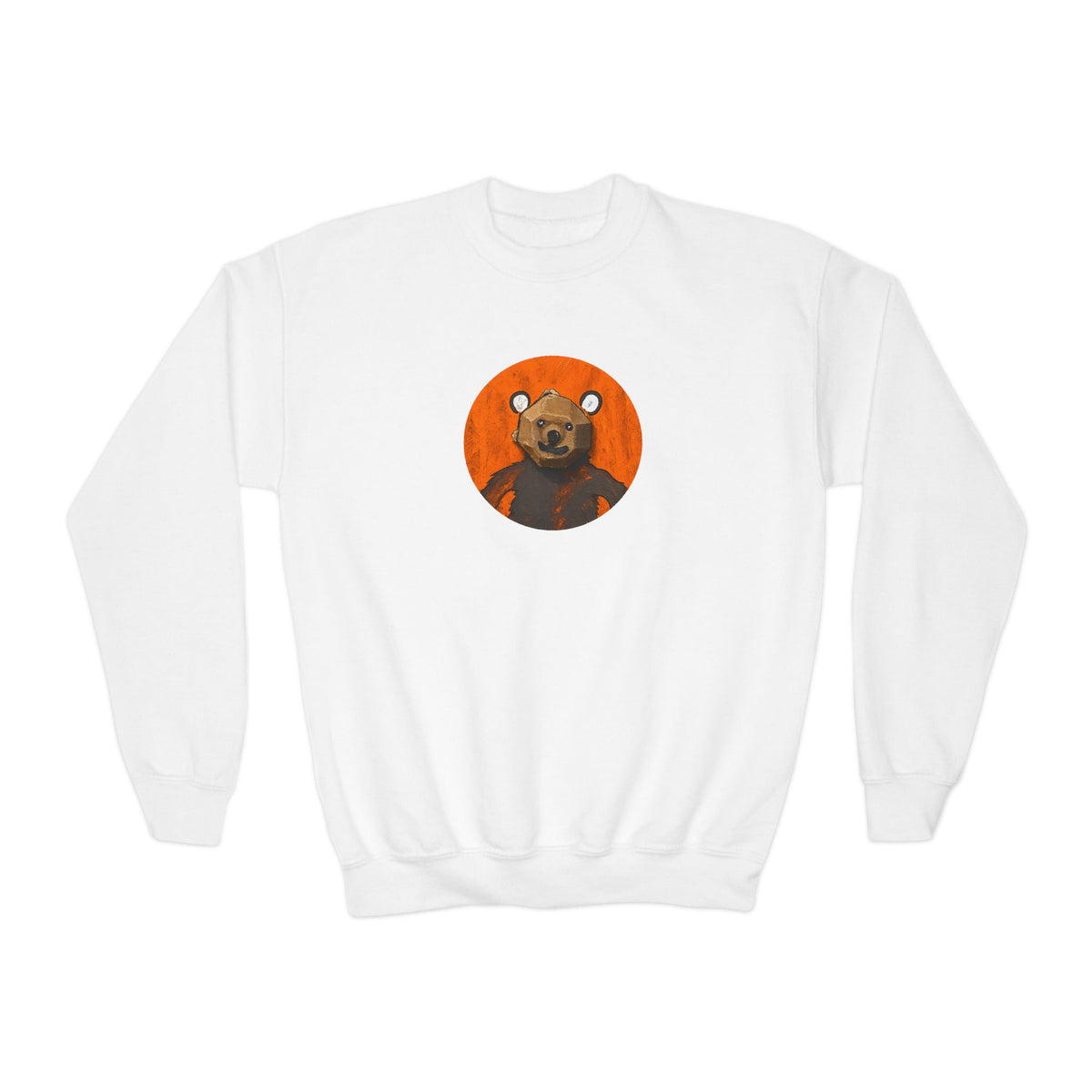 Curious Bear | Kids Unisex Crewneck Sweatshirt