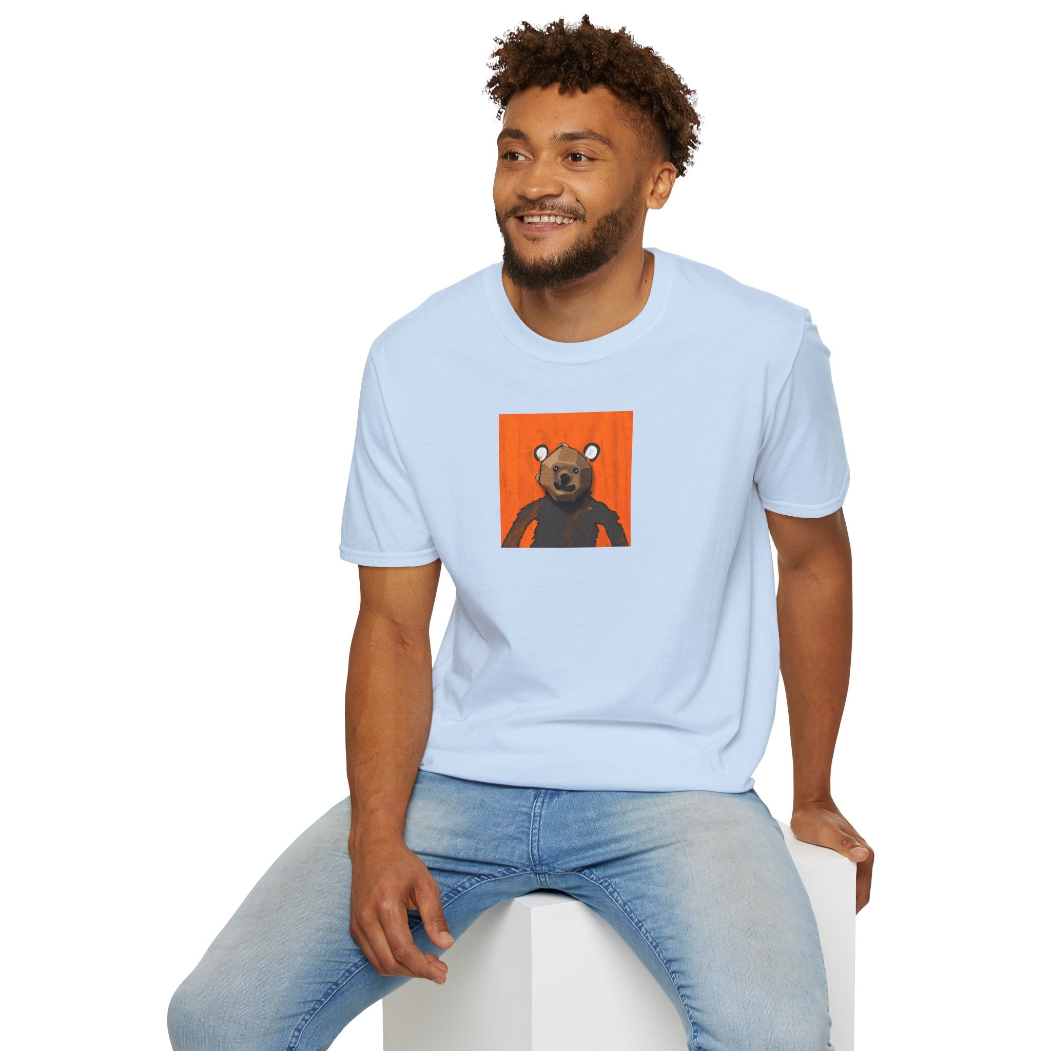 Curious Bear Adult Unisex T-Shirt