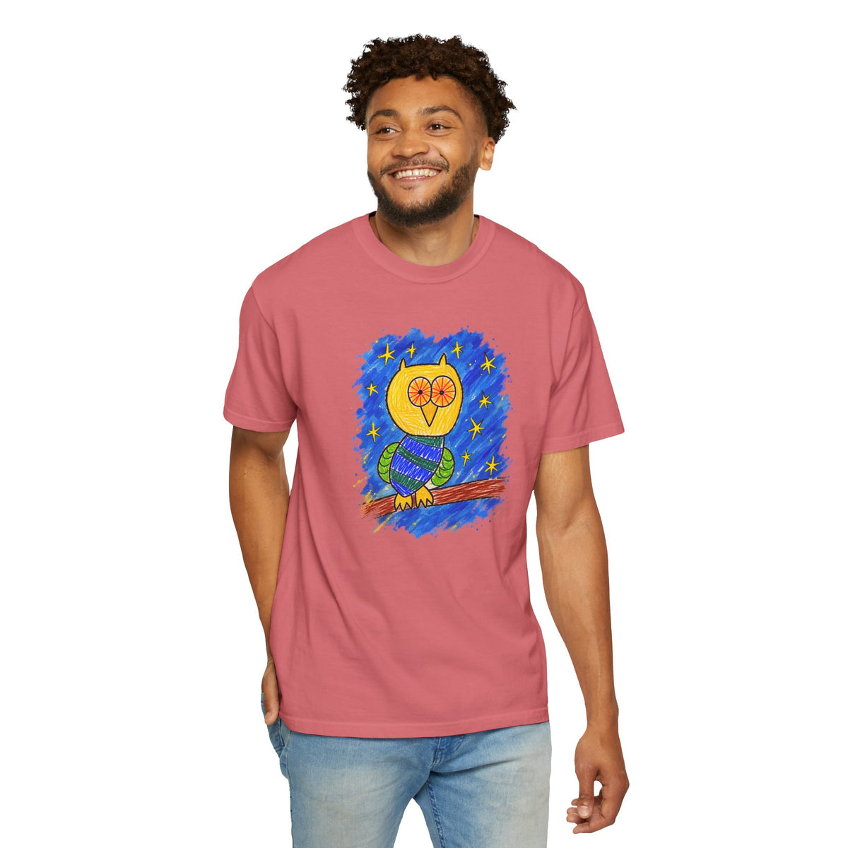 Groggy Owl | Adult Unisex T-Shirt (Ships from Canada)