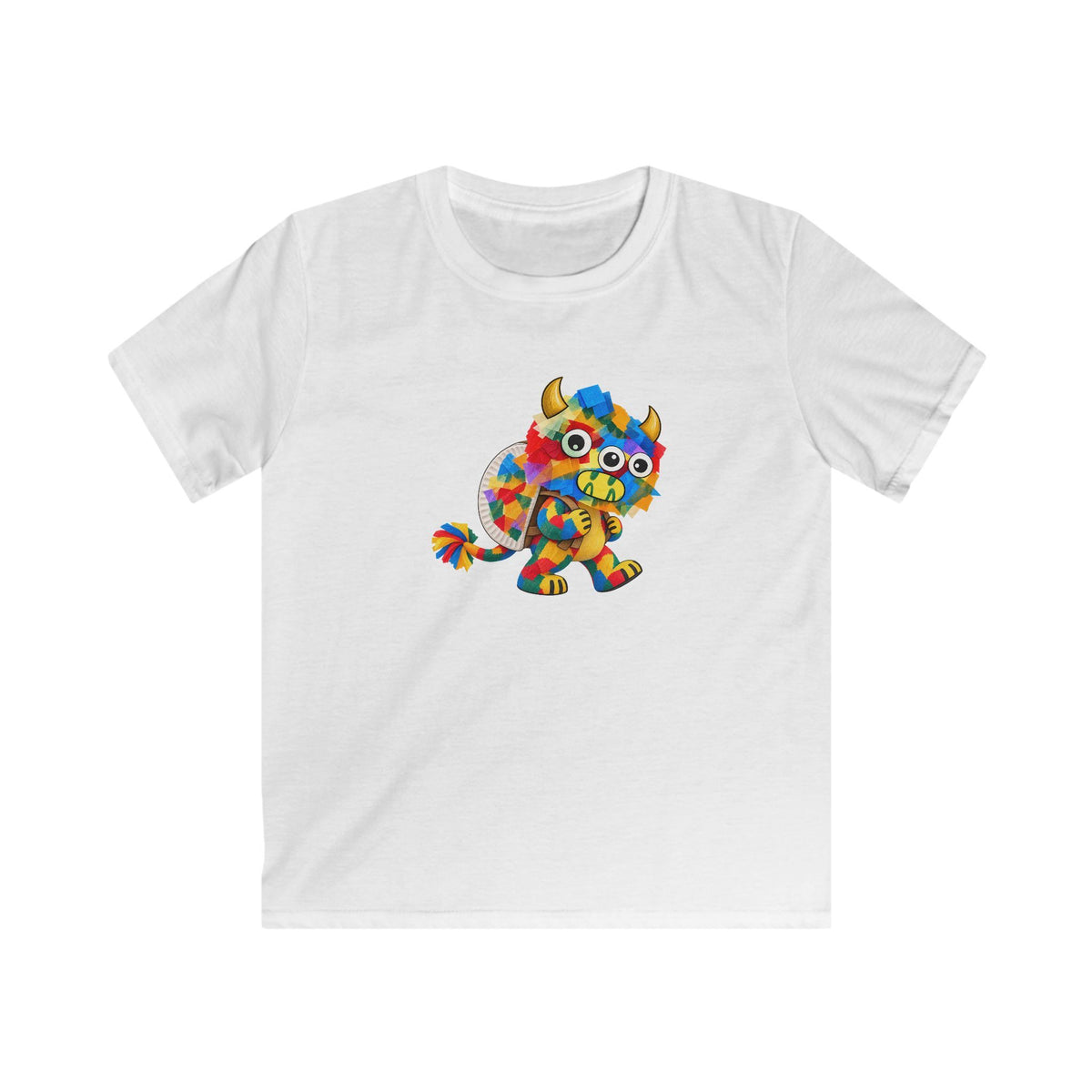 Trilo the Mosaic-Mane Lion | Kids Unisex T-Shirt