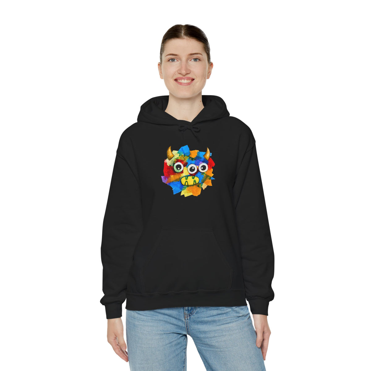 Trilo the Mosaic-Mane Lion Adult Unisex Hoodie