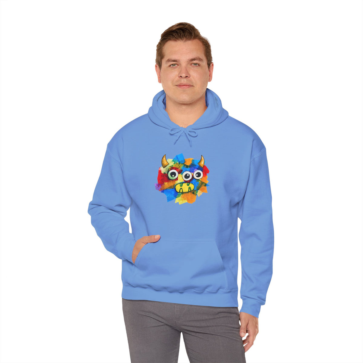 Trilo the Mosaic-Mane Lion Adult Unisex Hoodie