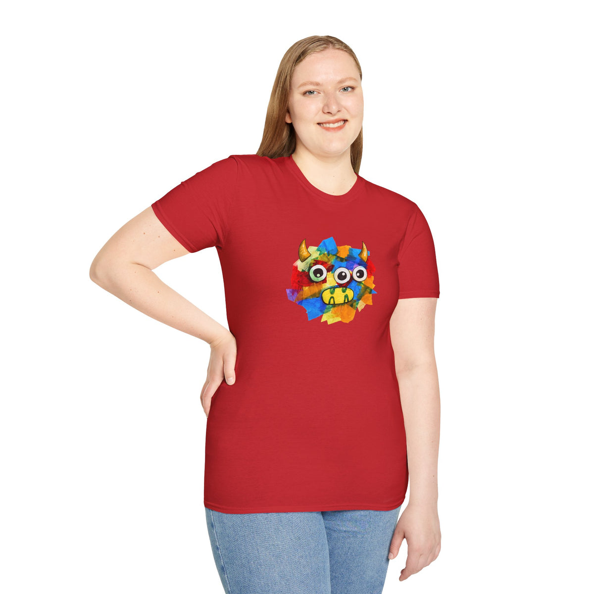 Trilo the Mosaic-Mane Lion Adult Unisex T-Shirt