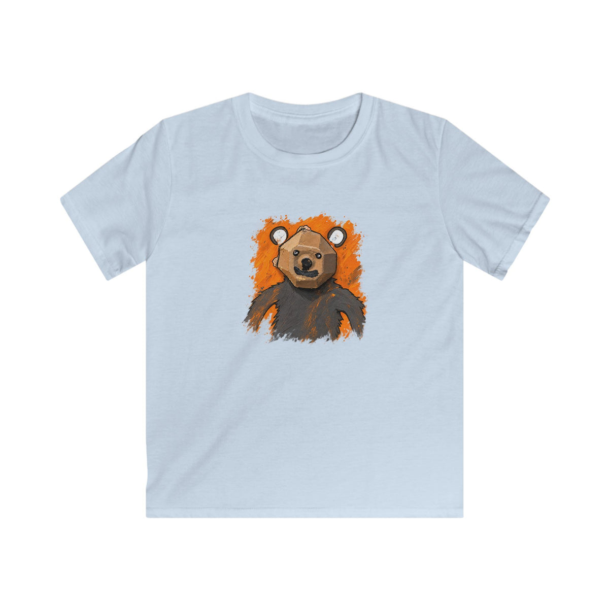 Kids Bear Graphic Tee — Cute Brown Bear Illustration T‑Shirt for Toddlers & Kids