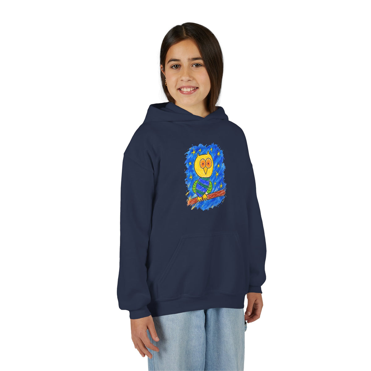 Groggy Owl Kid's Unisex Hoodie