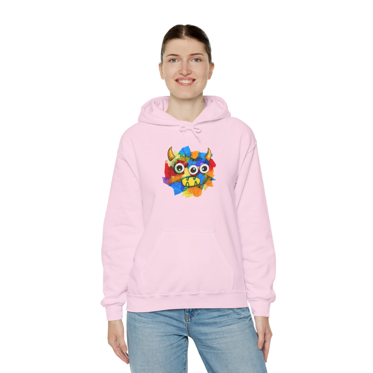 Trilo the Mosaic-Mane Lion Adult Unisex Hoodie