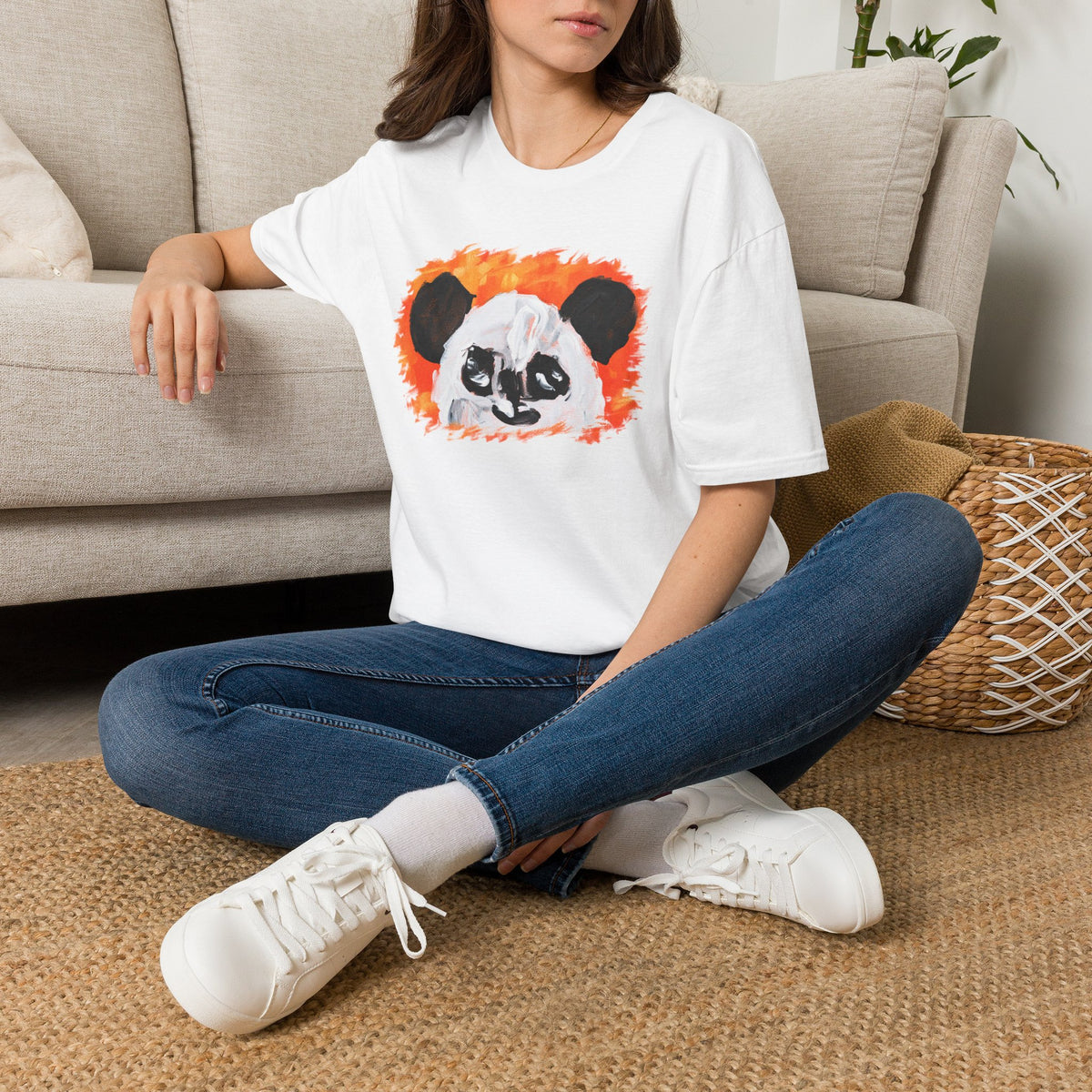 Momo the Doodle Panda | Adult Unisex T-Shirt