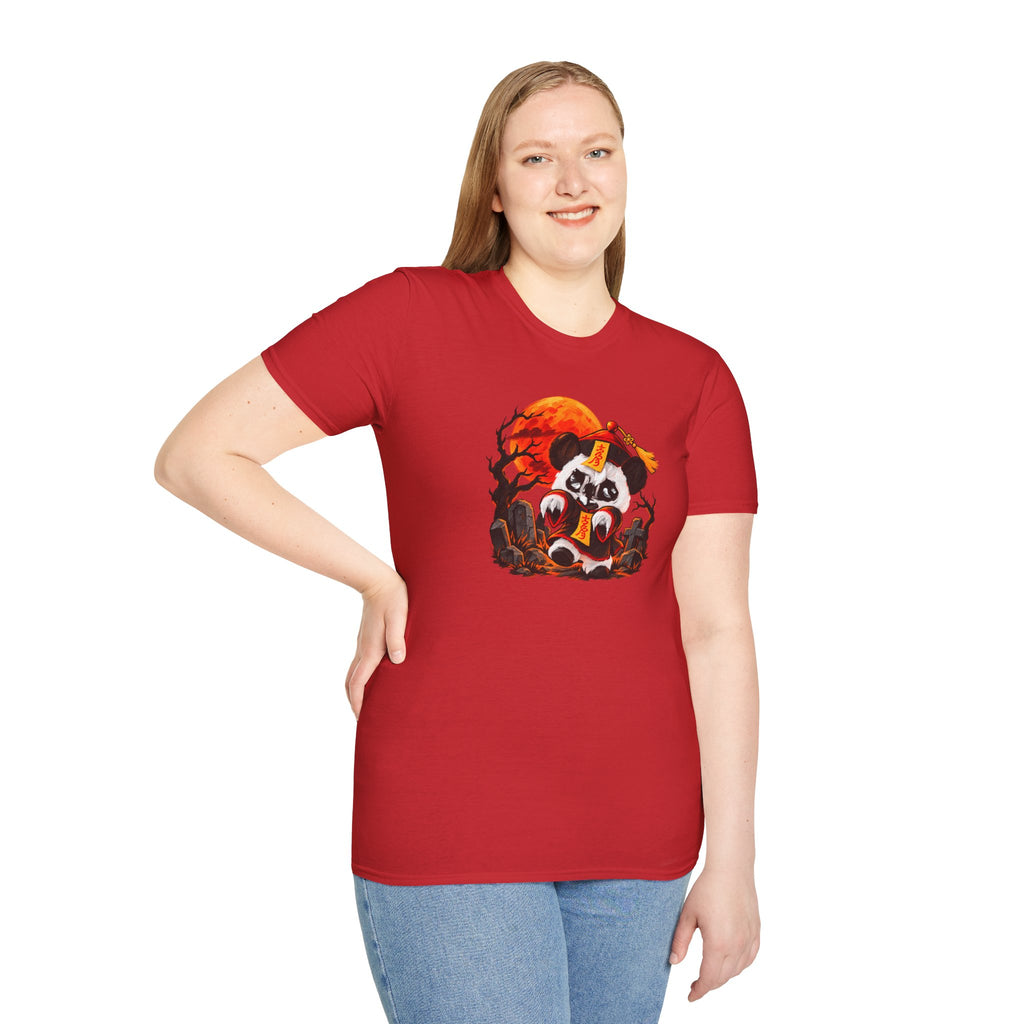Momo the Doodle Panda — Midnight Mischief | Adult Unisex T-Shirt