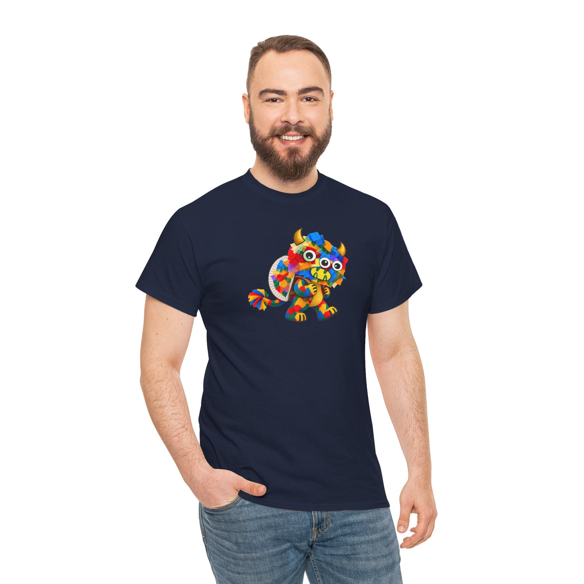 Trilo the Mosaic-Mane Lion | Adult Unisex T-Shirt (SfC)(PG.G5000)