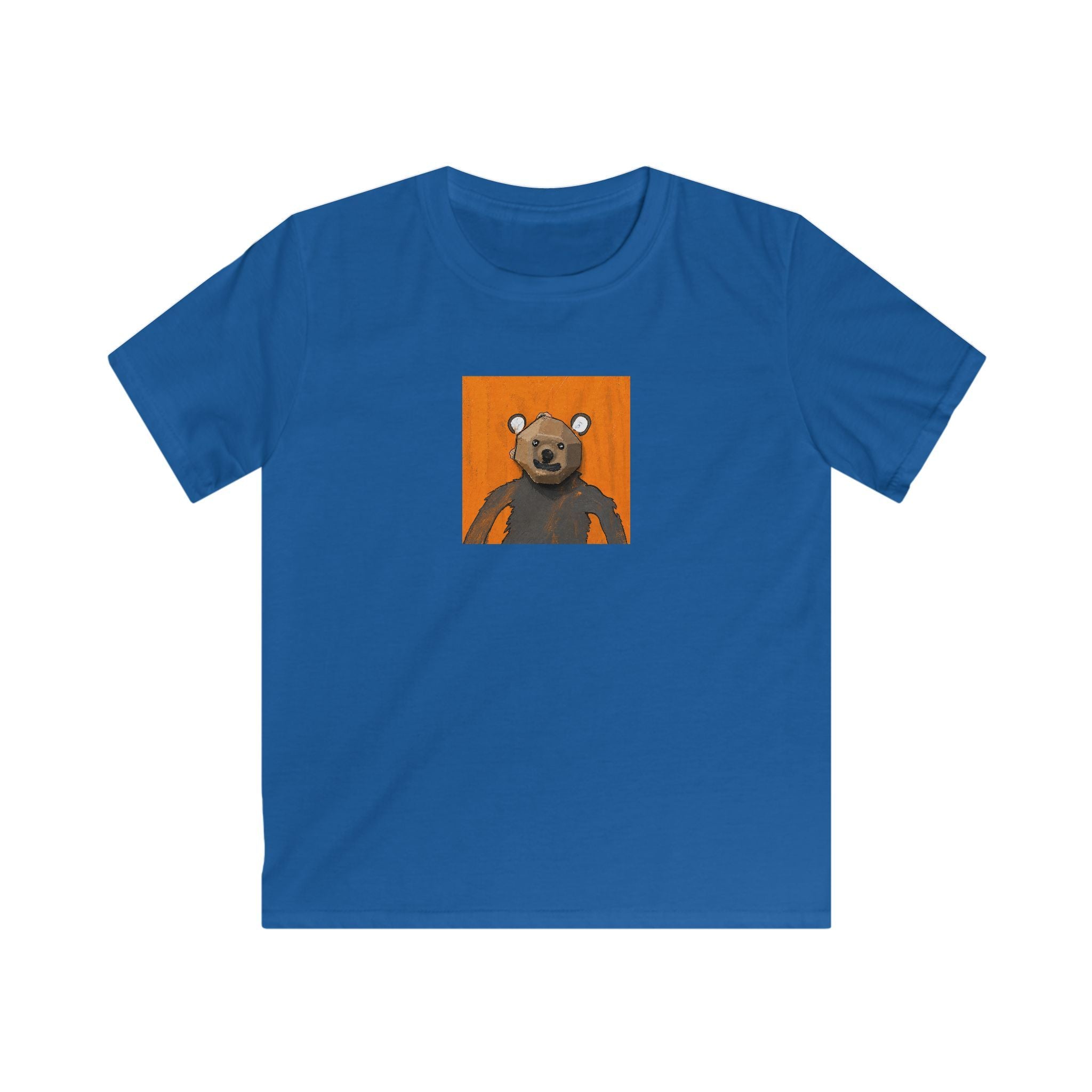Curious Bear Kid's Unisex T-Shirt (Ships from Canada)
