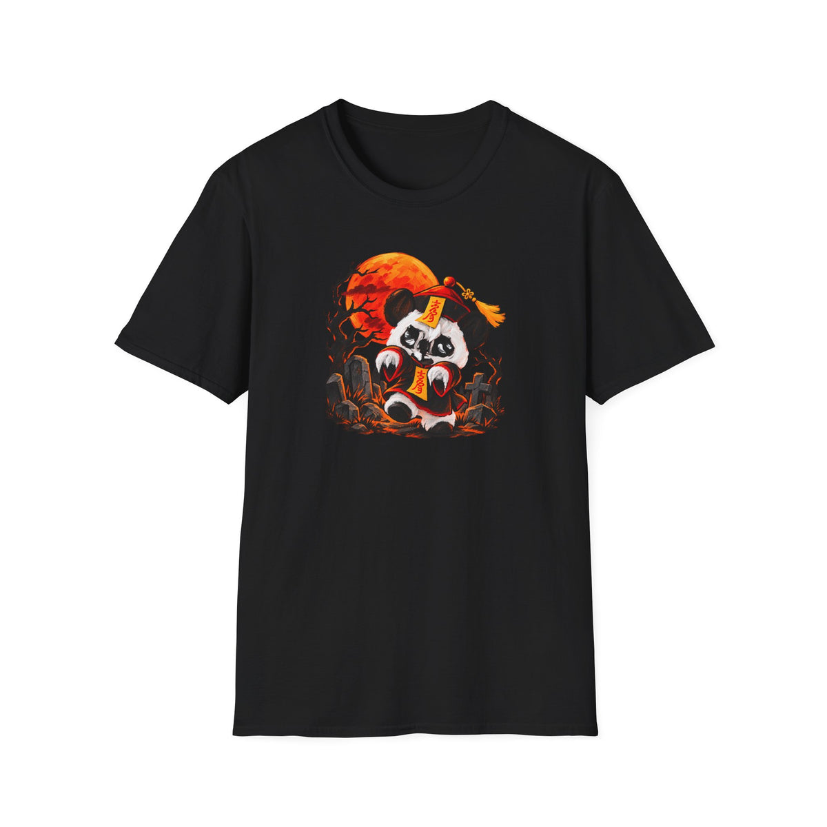 Momo the Doodle Panda — Midnight Mischief | Adult Unisex T-Shirt