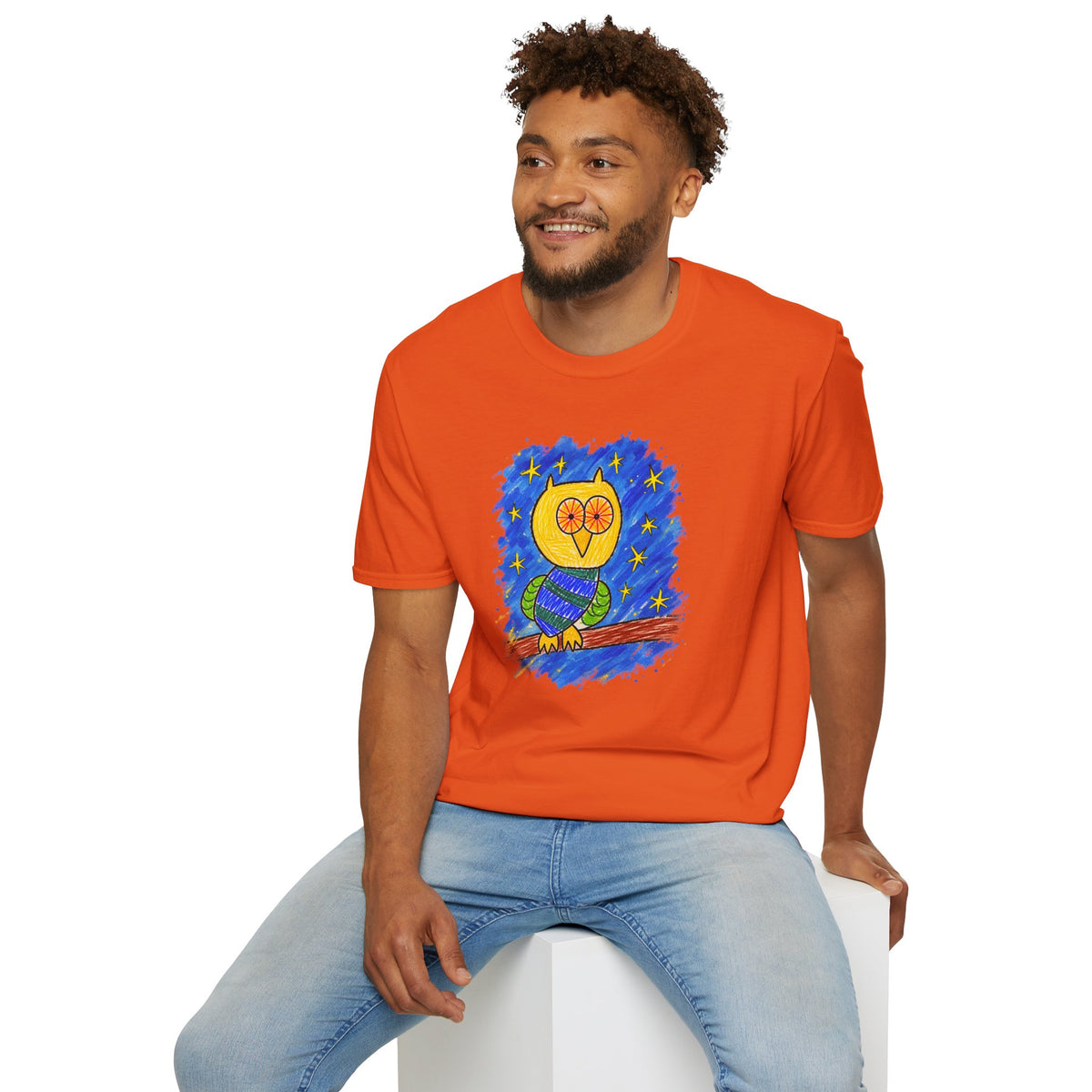 Groggy Owl Adult Unisex T-Shirt